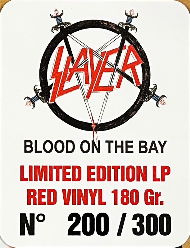 SLAYER LP Blood On The Bay - Live In Corpus Christi ’87 (Red Colour 300 Copies)