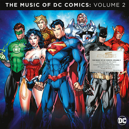 VARIOUS 2xLP The Music Of DC Comics: Volume 2 (Lime-Green Coloured Vinyl)