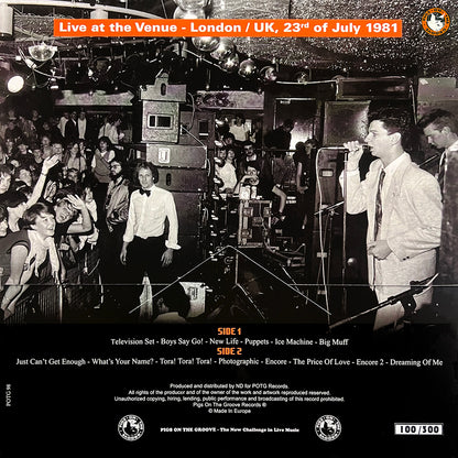 DEPECHE MODE LP Birthday Party At The Venue (Orange Coloured) with Giant Poster