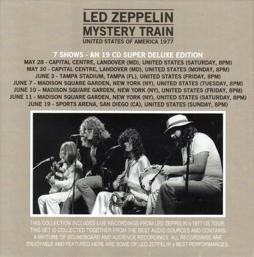 LED ZEPPELIN BOX SET 19xCD Mystery Train - United States Of America 1977