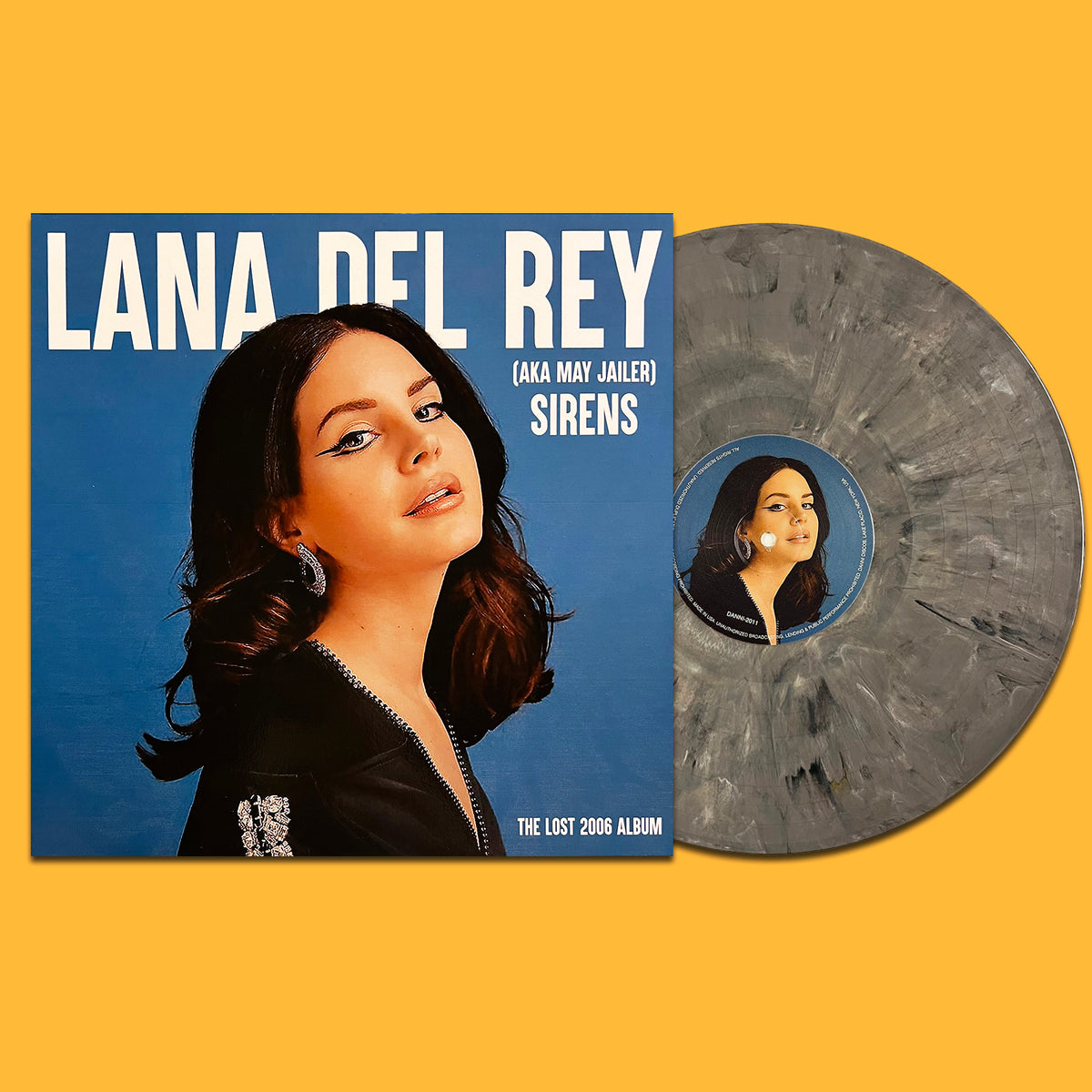 LANA DEL REY LP Sirens The Lost 2002 Album (AKA May Jailer) Grey Marbled Colour