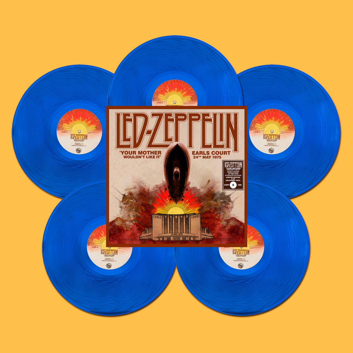 LED ZEPPELIN 5xLP BOX SET Your Mother Wouldn’t Like It (Colour 300 Numbered)