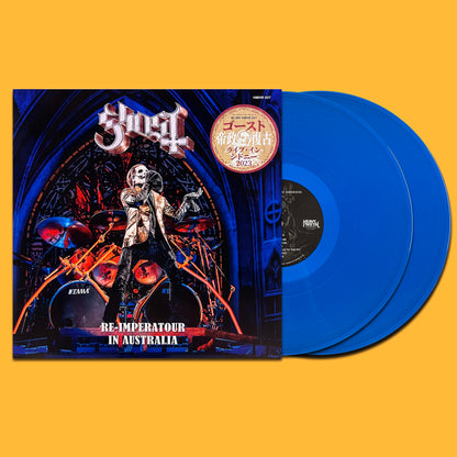 GHOST 2xLP Re-imperatour in Australia (Blue Translucid Coloured Vinyls) + Poster