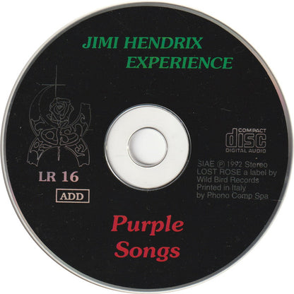 JIMI HENDRIX CD Purple Songs