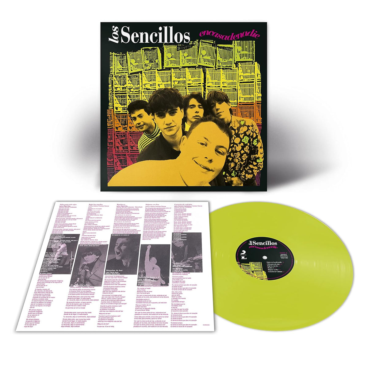 LOS SENCILLOS LP Encasadenadie (Yellow Translucid Coloured Vinyl)