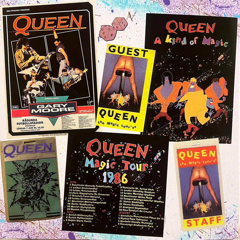 QUEEN 2xLP Magic Night In Stockholm (Blue & Pink Crystal Colour) 320 Numbered