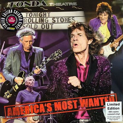 ROLLING STONES LP America's Most Wanted (Purple Coloured Vinyl) + Keith Magnet