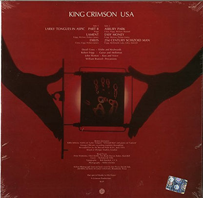 KING CRIMSON LP USA (200-Gram Super-Heavyweight Vinyl)