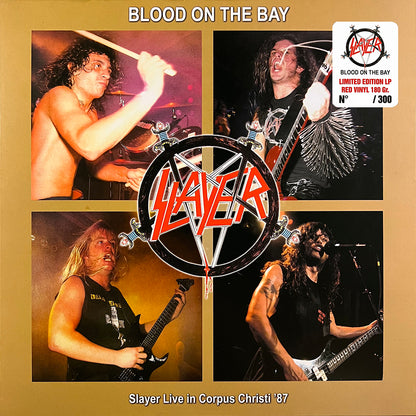 SLAYER LP Blood On The Bay - Live In Corpus Christi ’87 (Red Colour) PROMO