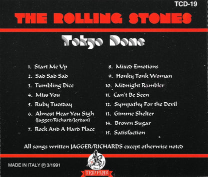ROLLING STONES CD Tokyo Dome