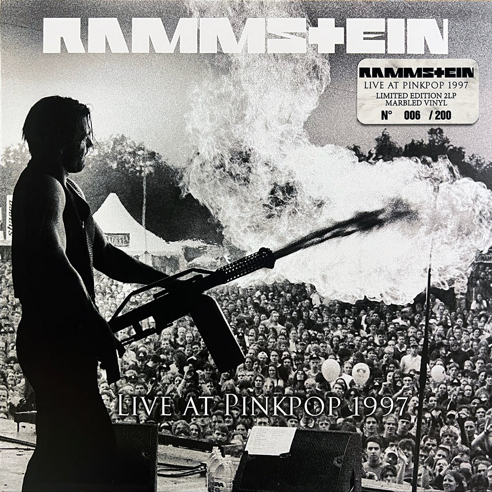 RAMMSTEIN 2xLP Live At Pinkpop 1997 (Marbled Coloured Vinyl) 200 Numbered Copies