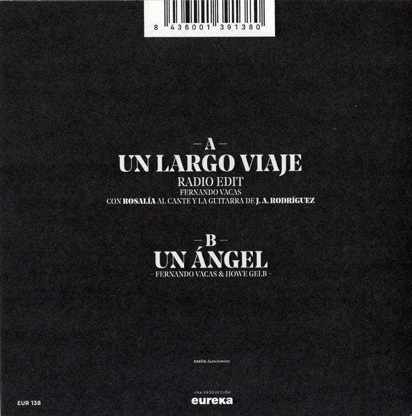 FERNANDO VACAS 7" Un Largo Viaje (Red Coloured Vinyl) Rosalía al cante
