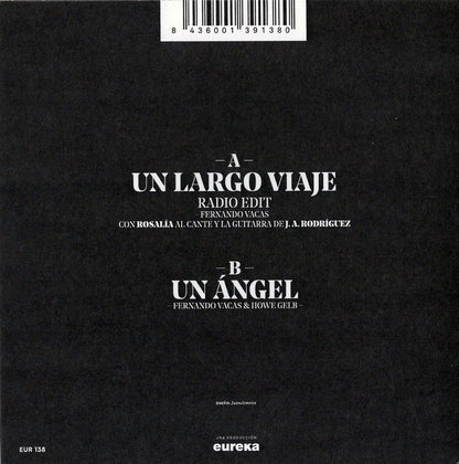 FERNANDO VACAS 7" Un Largo Viaje (Red Coloured Vinyl) Rosalía al cante