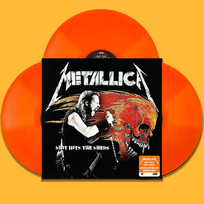 METALLICA 3xLP Shit Hits The Sheds (Orange Coloured Vinyls) PROMO Edition