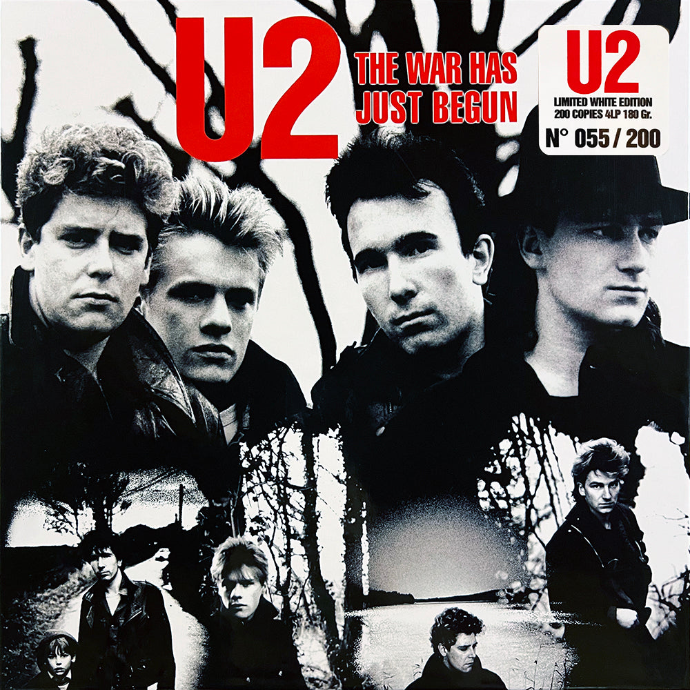 U2 BOX SET 4xLP The War Has Just Begun (White Coloured Numbered 200 Copies)
