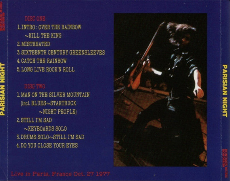 RAINBOW 2xCD Parisian Night