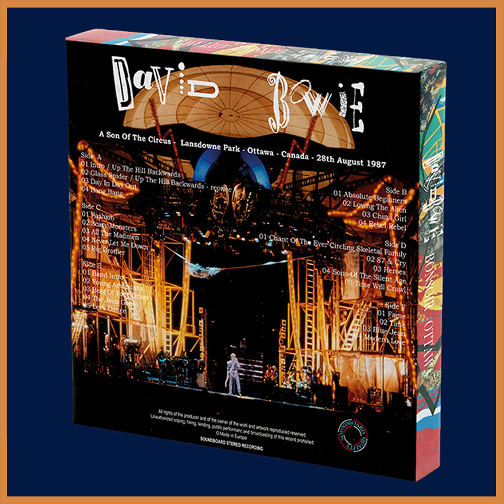 DAVID BOWIE 3xLP BOX SET The Glass Spider Tour (Coloured 300 Numbered Copies)
