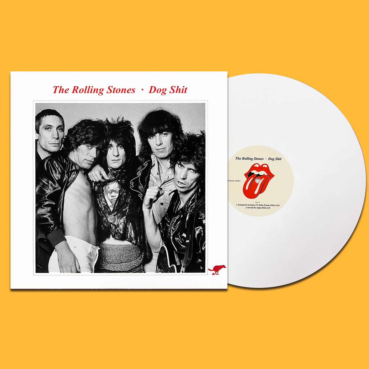 ROLLING STONES LP Dog Shit (White Coloured Vinyl)