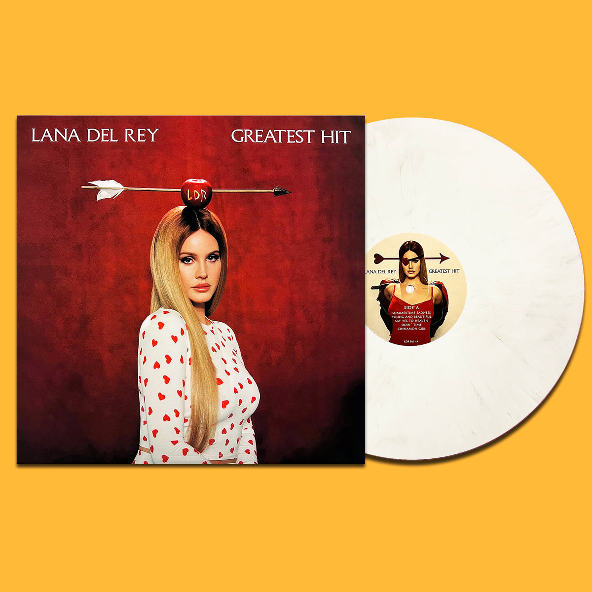 LANA DEL REY LP Greatest Hit (White Marbled Coloured Vinyl)