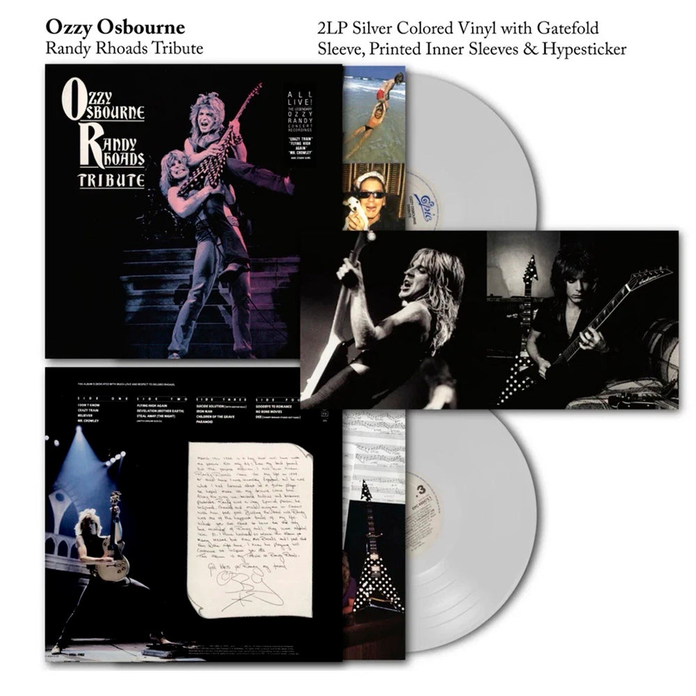 OZZY OSBOURNE 2xLP Randy Rhoads Tribute (Silver-Coloured Vinyl)