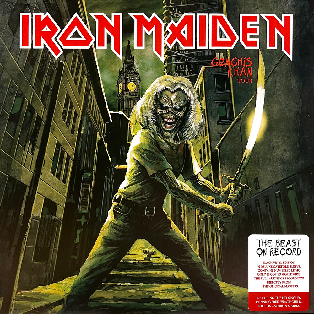 IRON MAIDEN 2xLP Genghis Khan Tour (with 66 Numbered Copies Lithography)