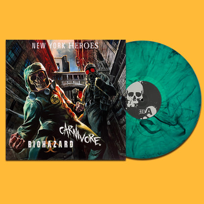 CARNIVORE / BIOHAZARD LP New York Heroes (Green Smoke Translucid Colour)