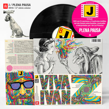 J de LOS PLANETAS LP+DVD Plena Pausa