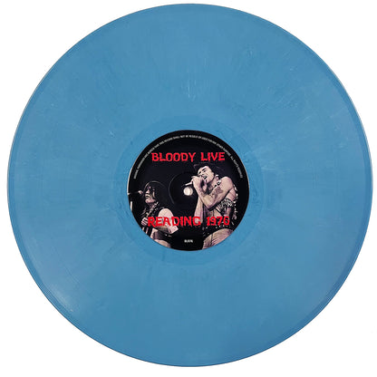 AC/DC LP Bloody Live - Reading '76 (Blue Opaque Coloured Vinyl)