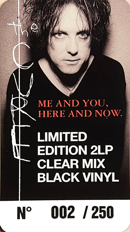 CURE 2xLP Me And You, Here And Now (Clear Mix Black Colour) 250 Numbered Copies