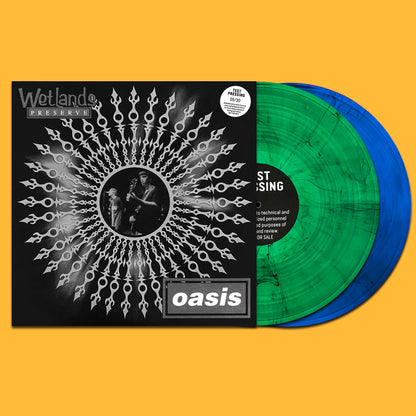OASIS 2xLP+CD Wetlands Preserve (Blue & Green Smoked Coloured) Test Pressing