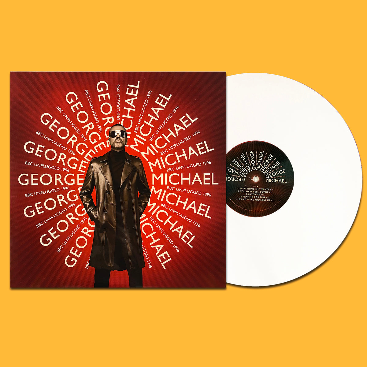 GEORGE MICHAEL LP BBC Unplugged 1996 (White Coloured Vinyl)