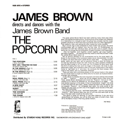 JAMES BROWN CD The Popcorn