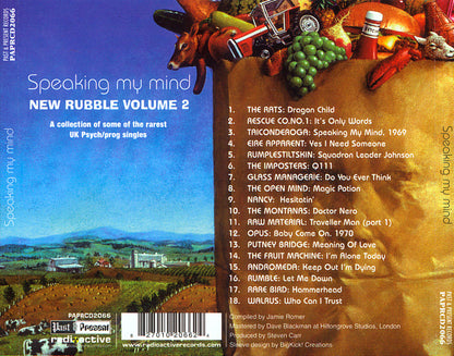 VARIOUS CD Speaking My Mind (New Rubble Volume)