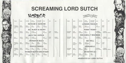 SCREAMING LORD SUTCH CD Rock & Horror