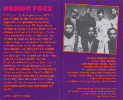 DEMON FUZZ CASSETTE Afreaka! (White Coloured)