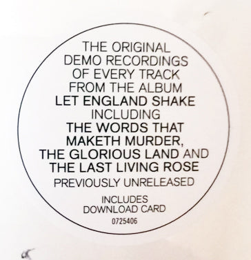 PJ HARVEY LP Let England Shake - Demos (180 Gram Heavyweight Vinyl)