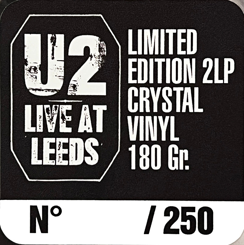 U2 2xLP Live At Leeds (Crystal Coloured Vinyls 250 Copies) PROMO EDITION