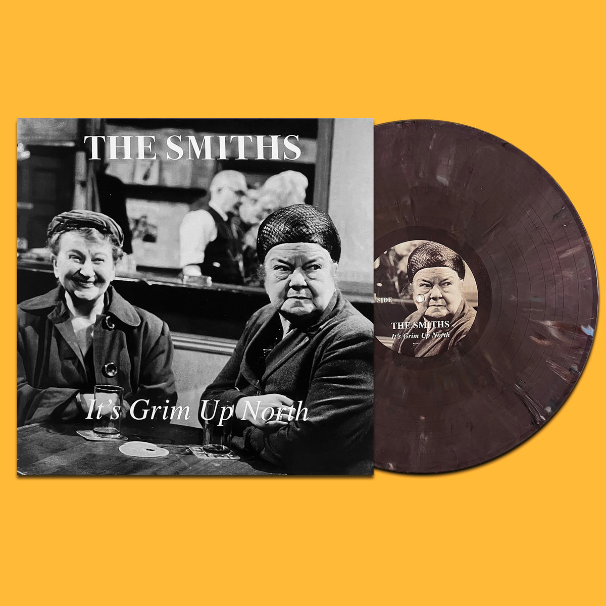 THE SMITHS LP It's Grim Up North (Brown Grey Marbled Coloured Vinyl)