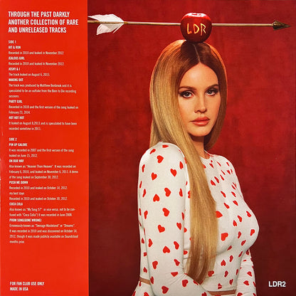 LANA DEL REY LP Through The Past Darkly - Rare Unreleased (Pink Marbled Colour)