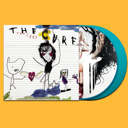 THE CURE 2xLP The Cure (2004) (Turquoise Coloured Vinyls) with Illustrated Side