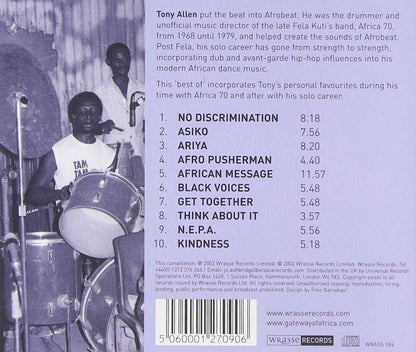 TONY ALLEN CD Eager Hands And Restless Feet - The Best Of Tony Allen