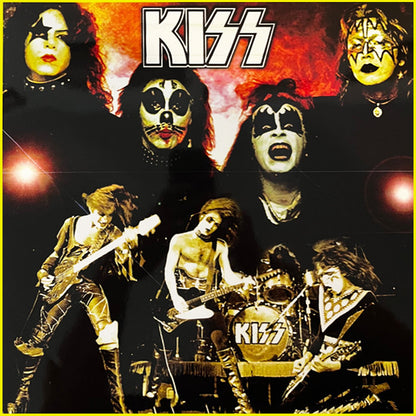 KISS LP On Tour! April 1st, 1974 Cleveland (Yellow Coloured Vinyl)