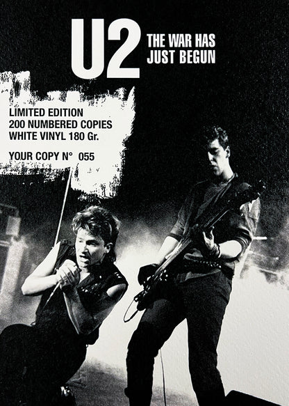 U2 BOX SET 4xLP The War Has Just Begun (White Coloured Numbered 200 Copies)