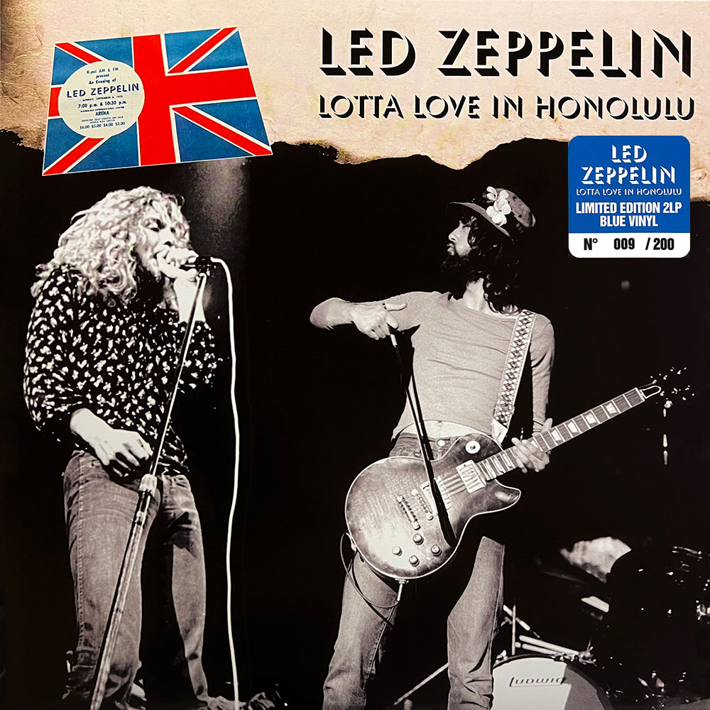 LED ZEPPELIN 2xLP Lotta Love In Honolulu (Blue Colour Vinyl) 200 Numbered Copies
