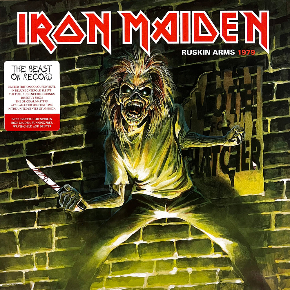 IRON MAIDEN 2xLP Ruskin Arms 1979 (Red Translucid Coloured Vinyls)