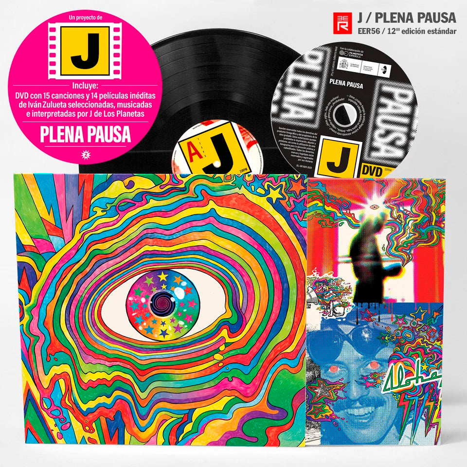 J de LOS PLANETAS LP+DVD Plena Pausa