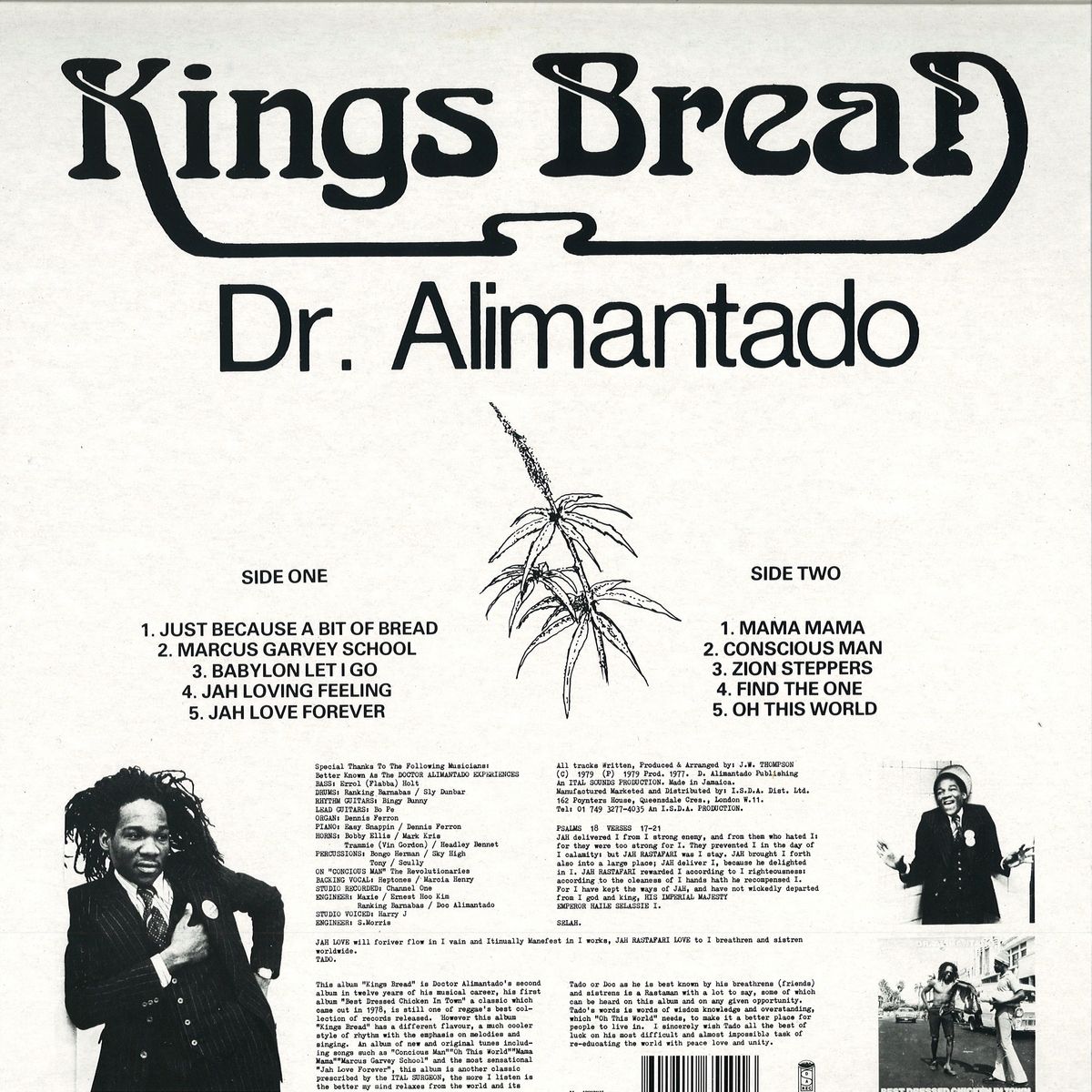 DR. ALIMANTADO LP Kings Bread (Jah Love Forever)