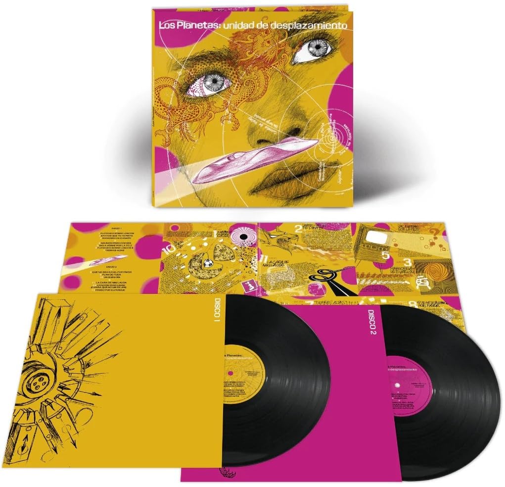 LOS PLANETAS 2xLP Unidad De Desplazamiento