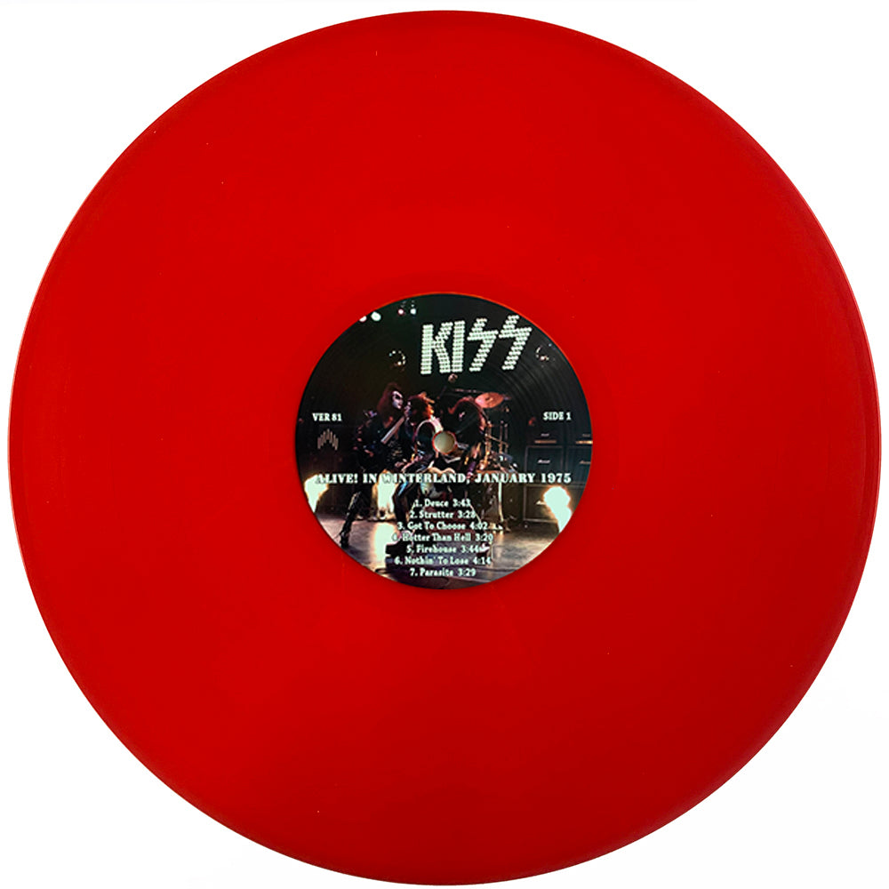 KISS LP Alive! In Winterland, January 1975 (Red Coloured Vinyl)
