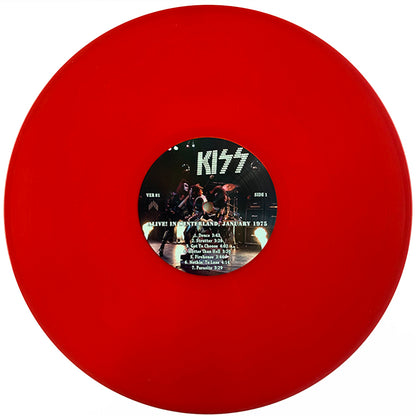 KISS LP Alive! In Winterland, January 1975 (Red Coloured Vinyl)